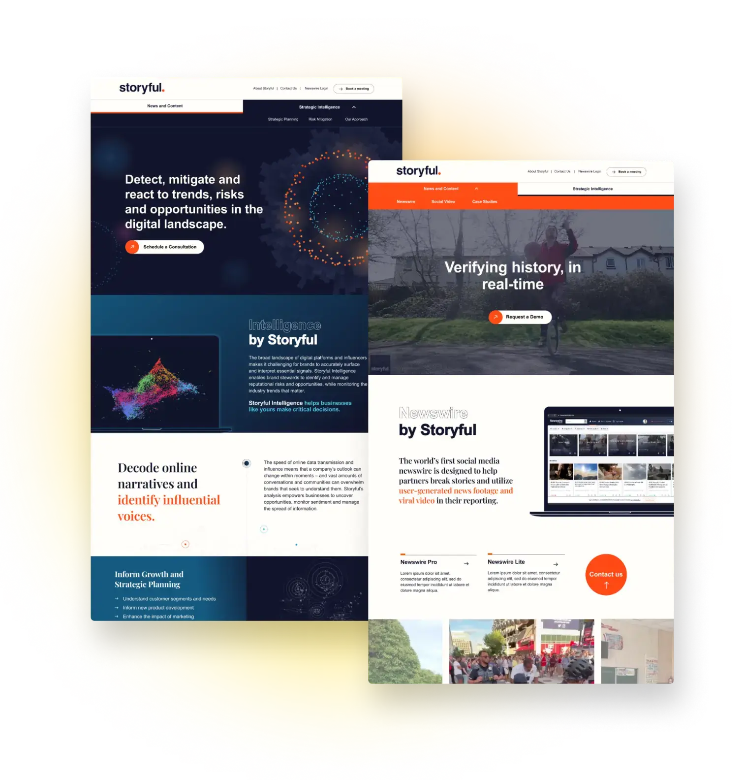 Storyful website design